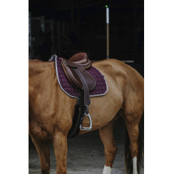 Tapis de selle Equithème Orion Prune Violet Tapis de selle Equithème Orion Prune Violet