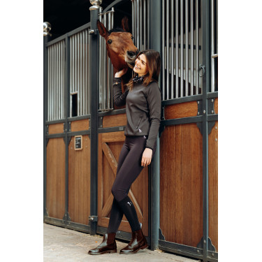 Boots jodhpur fermeture à glissière Horze Wexford femme Marron