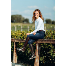 Bottes d'équitation cuir Genève femme Horze Marron Bottes d'équitation cuir Genève femme Horze Marron