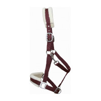 Licol mouton T de T synthétique Bordeaux / naturel Licol mouton T de T synthétique Bordeaux / naturel