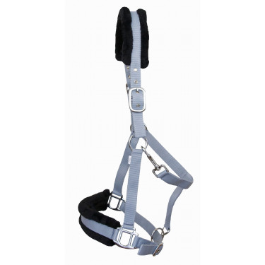 Licol mouton T de T synthétique Gris / noir