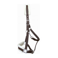 Licol mouton T de T synthétique Marron / naturel