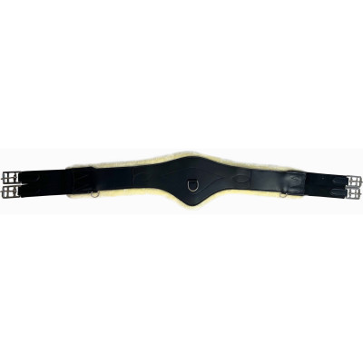 Sangle anatomique cuir mouton T de T Noir