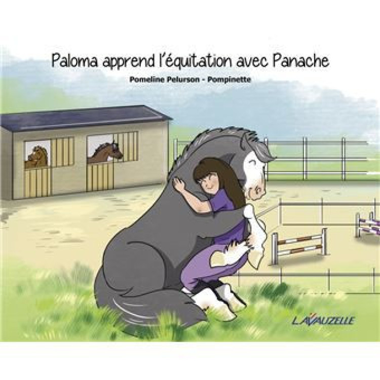 Paloma apprend l'équitation avec Panache