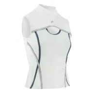Polo Equithème Puebla Blanc / gris Polo Equithème Puebla Blanc / gris