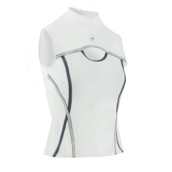 Polo Equithème Puebla Blanc / gris