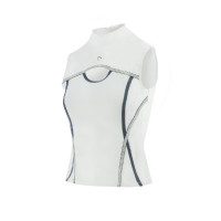 Polo Equithème Puebla Blanc / gris Polo Equithème Puebla Blanc / gris