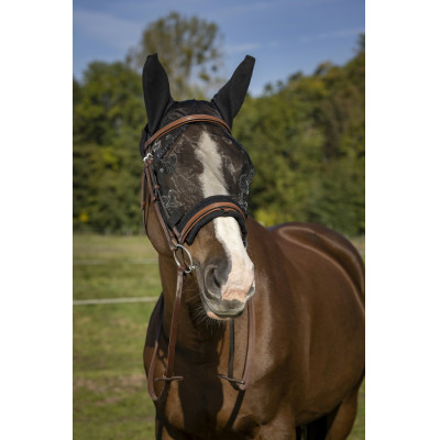 Masque anti-mouches Equi-Theme Training Noir ancien modèle