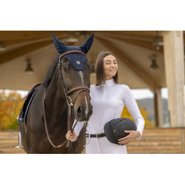 Polo Equi-Theme Mesh manches longues coupe cintrée Polo Equi-Theme Mesh manches longues coupe cintrée