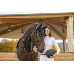 Polo Equi-Theme Mesh manches longues coupe cintrée Polo Equi-Theme Mesh manches longues coupe cintrée