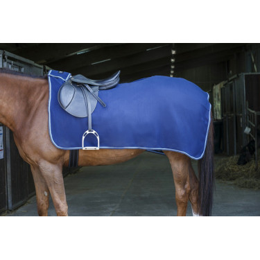 Couvre-reins Riding World polaire Marine / bleu ciel Couvre-reins Riding World polaire Marine / bleu ciel