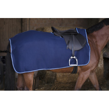 Couvre-reins Riding World polaire Marine / bleu ciel Couvre-reins Riding World polaire Marine / bleu ciel