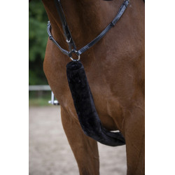 Fourreau de collier de chasse Equithème Teddy Noir Fourreau de collier de chasse Equithème Teddy Noir