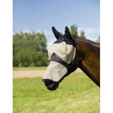Masque anti-mouches filet épais Equithème Masque anti-mouches filet épais Equithème