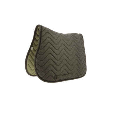 Tapis de selle Equithème Chevron Noir