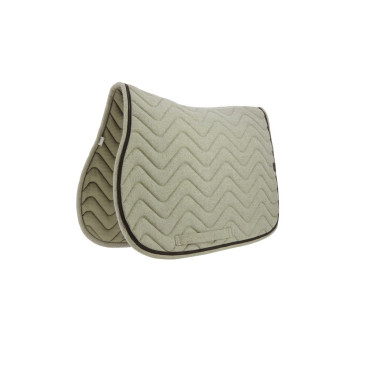 Tapis de selle Equithème Chevron Gris