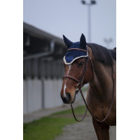 Bonnet chasse-mouches Equithème Denim Bleu marine
