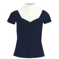 Polo Equithème Lerma manches courtes Bleu marine Polo Equithème Lerma manches courtes Bleu marine