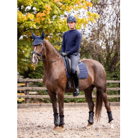 Tapis LeMieux dressage Soft Shell antidérapant Bleu marine