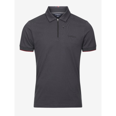 Polo Elite Zip LeMieux homme Charbon