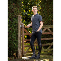 Polo Elite Zip LeMieux homme Noir Polo Elite Zip LeMieux homme Noir