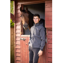 Veste softshell  Elite LeMieux homme Anthracite Gris