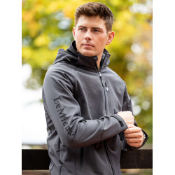 Veste softshell  Elite LeMieux homme Anthracite Gris