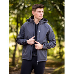 Veste softshell  Elite LeMieux homme Anthracite Gris