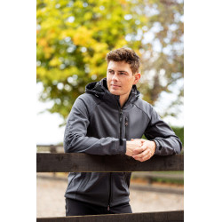 Veste softshell  Elite LeMieux homme Anthracite Gris