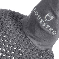 Bonnet chasse-mouches long Equestro Gris
