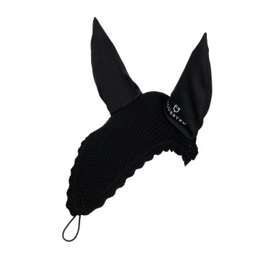 Bonnet chasse-mouches long Equestro Noir