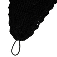 Bonnet chasse-mouches long Equestro Noir Bonnet chasse-mouches long Equestro Noir