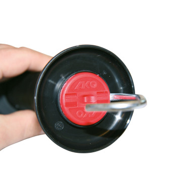 Poignée de barrière avec raccord pour ruban AKO Poignée de barrière avec raccord pour ruban AKO