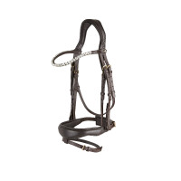 Bridon anatomique Horze Somerset Marron foncé