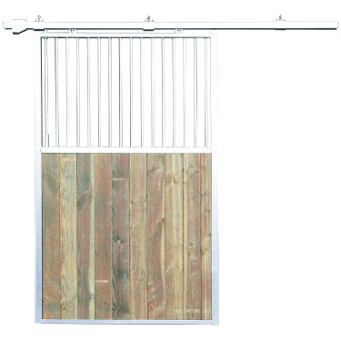 PORTE DE BOX PIN DOUGLAS 1.37 M COULISSANTE PORTE DE BOX PIN DOUGLAS 1.37 M COULISSANTE