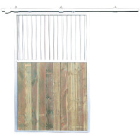 PORTE DE BOX PIN DOUGLAS 1.37 M COULISSANTE PORTE DE BOX PIN DOUGLAS 1.37 M COULISSANTE