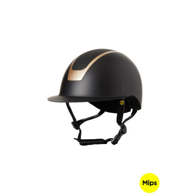 Casque B Vertigo Majoris MIPS Noir / or rose