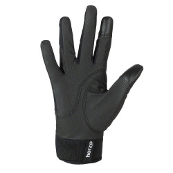 Gants extensibles Horze femme poignets néoprène Noir Gants extensibles Horze femme poignets néoprène Noir