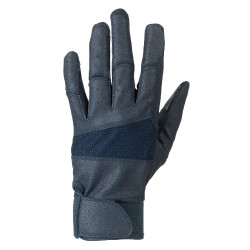 Gants extensibles Horze femme poignets néoprène Bleu marine foncé