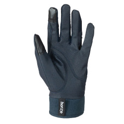 Gants extensibles Horze femme poignets néoprène Bleu marine foncé