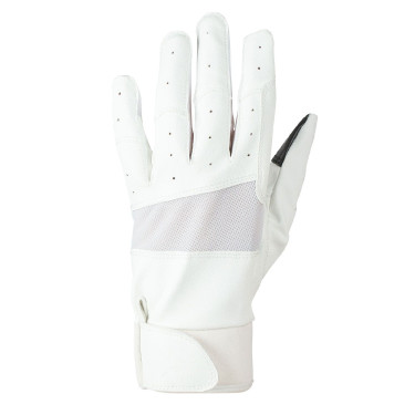 Gants extensibles Horze femme poignets néoprène Blanc Gants extensibles Horze femme poignets néoprène Blanc