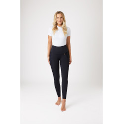 Legging Horze Mathilde fond silicone femme Bleu marine foncé