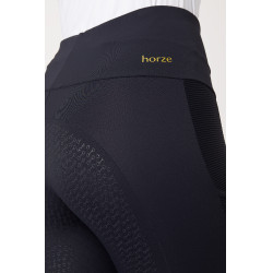 Legging Horze Mathilde fond silicone femme Bleu marine foncé