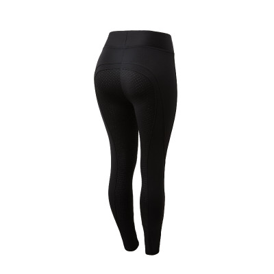 Legging Horze hiver fond silicone Active femme Noir