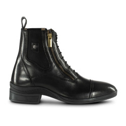 Boots Horze cuir Jodhpur Highgate Paddock femme Noir
