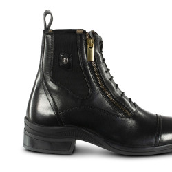 Boots Horze cuir Jodhpur Highgate Paddock femme Noir