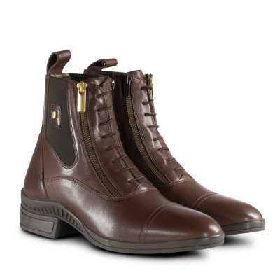 Boots Horze cuir Jodhpur Highgate Paddock femme Marron