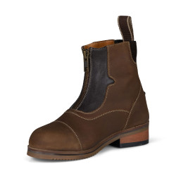 Boots Horze Seville enfant fermeture à glissière avant Marron