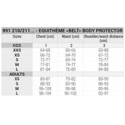 Gilet de protection Equi-Theme Belt Noir Gilet de protection Equi-Theme Belt Noir