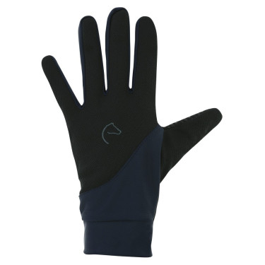 Gants Equithème Knit digital Noir / marine Bleu marine